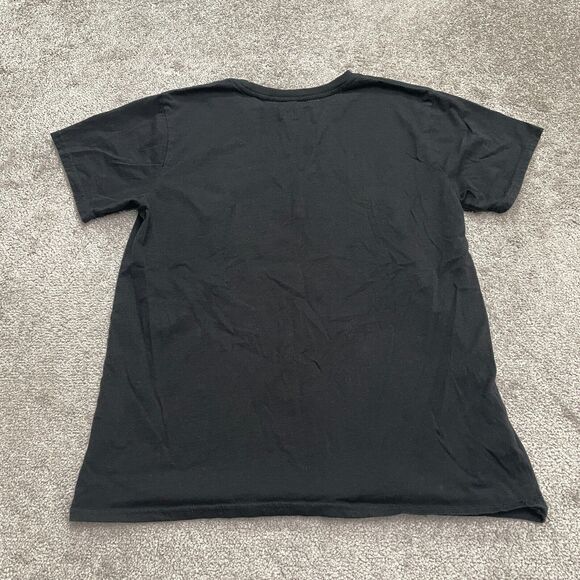 Disney Villains Graphic T-Shirt Women XL Black Crew Neck Short Sleeve Casual Tee - Picture 2 of 10